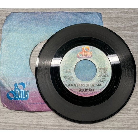 Leon Haywood Keep it in the Family / Long as There's You 45 Soul Record - Picture 3 of 4